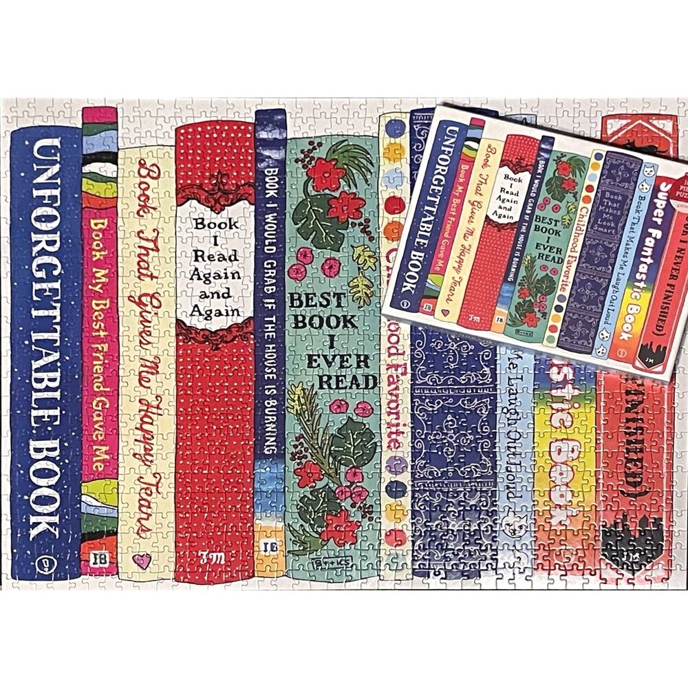 Ideal Bookshelf - 1000 Piece Jigsaw Puzzle Galison 127851